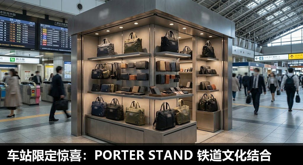 PORTER STAND 车站限定联名包款