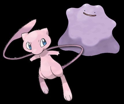 1. Although these secrets and facts were not listed in any particular order, I've saved my favorite one for last: There are rumors that Mew and Ditto are almost identical; Ditto seems to be a failed version of Mew. Both weigh 8.8 pounds each, know how to transform, are pink, but blue when iridescent, and can learn every move - even if it is only temporarily for Ditto. 