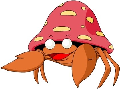 13. Parasect is actually two Pokemon, but the portion of the fungus as a parasite controls the crab.