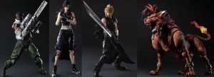 Final Fantasy: Advent Children Play Arts Kai – Cloud, Tifa, Barrett, and Red XIII