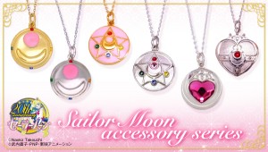 Premium Bandai 20th Anniversary Sailor Moon Necklaces