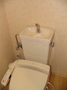 Japanese Toilets Over-Toilet Sink