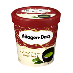 Haagen-Dazs green tea flavored ice-cream