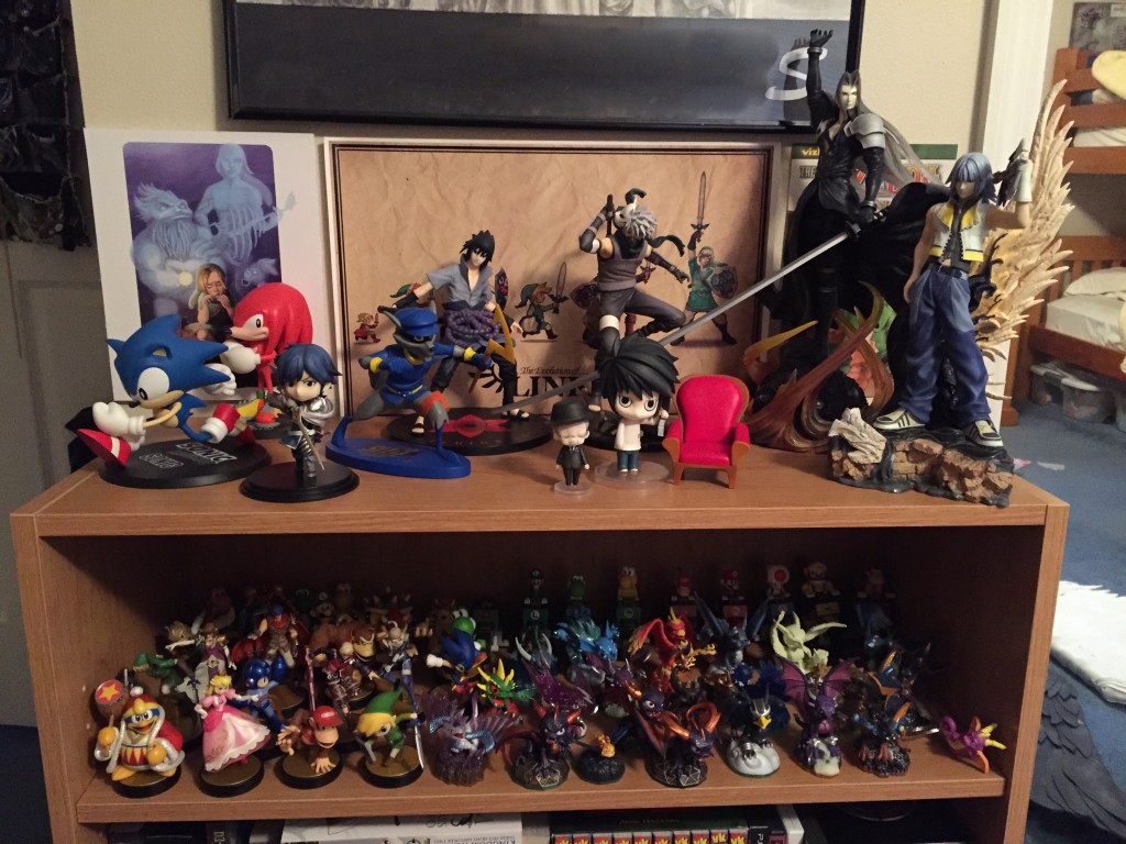 displaying action figures