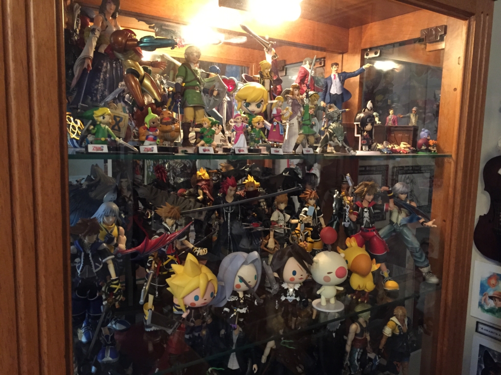 displaying action figures