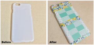 Washi Tape Designs for Cellphone Covers