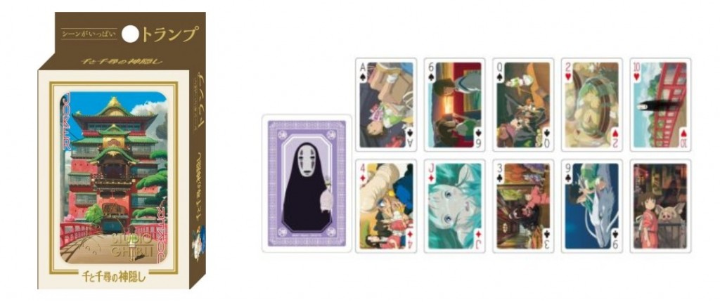 spirited away playing cards