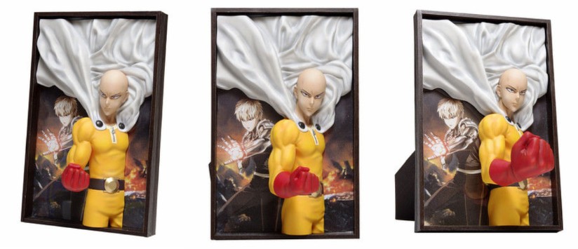 One Punch Man Framed Figure