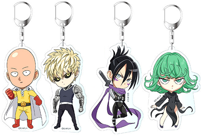 one punch man key chains