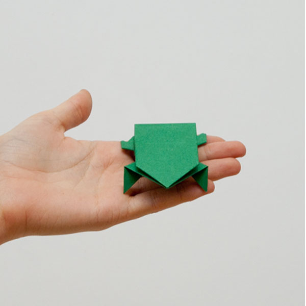 Origami deals frog easy