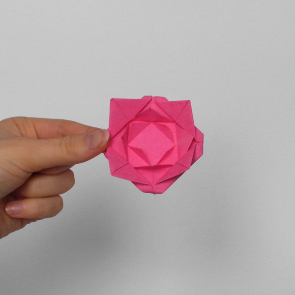 easy origami rose