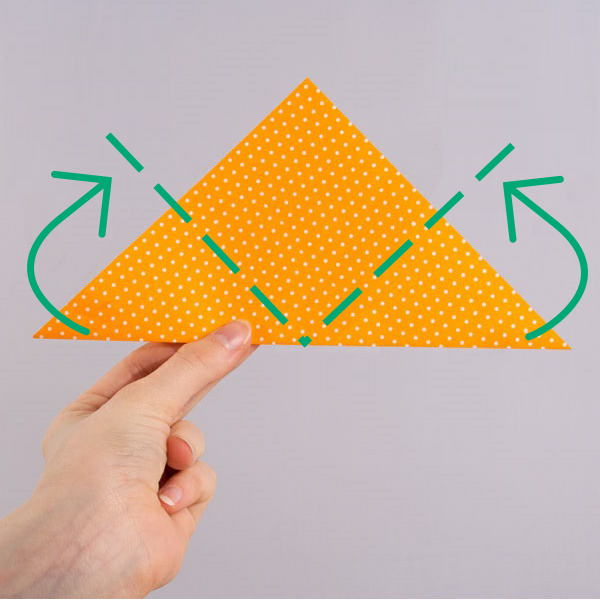 origami fox step 2