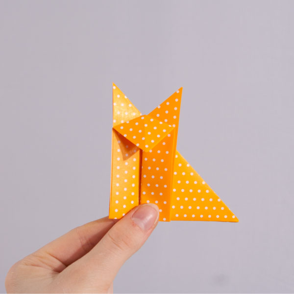 how to make an origami fox