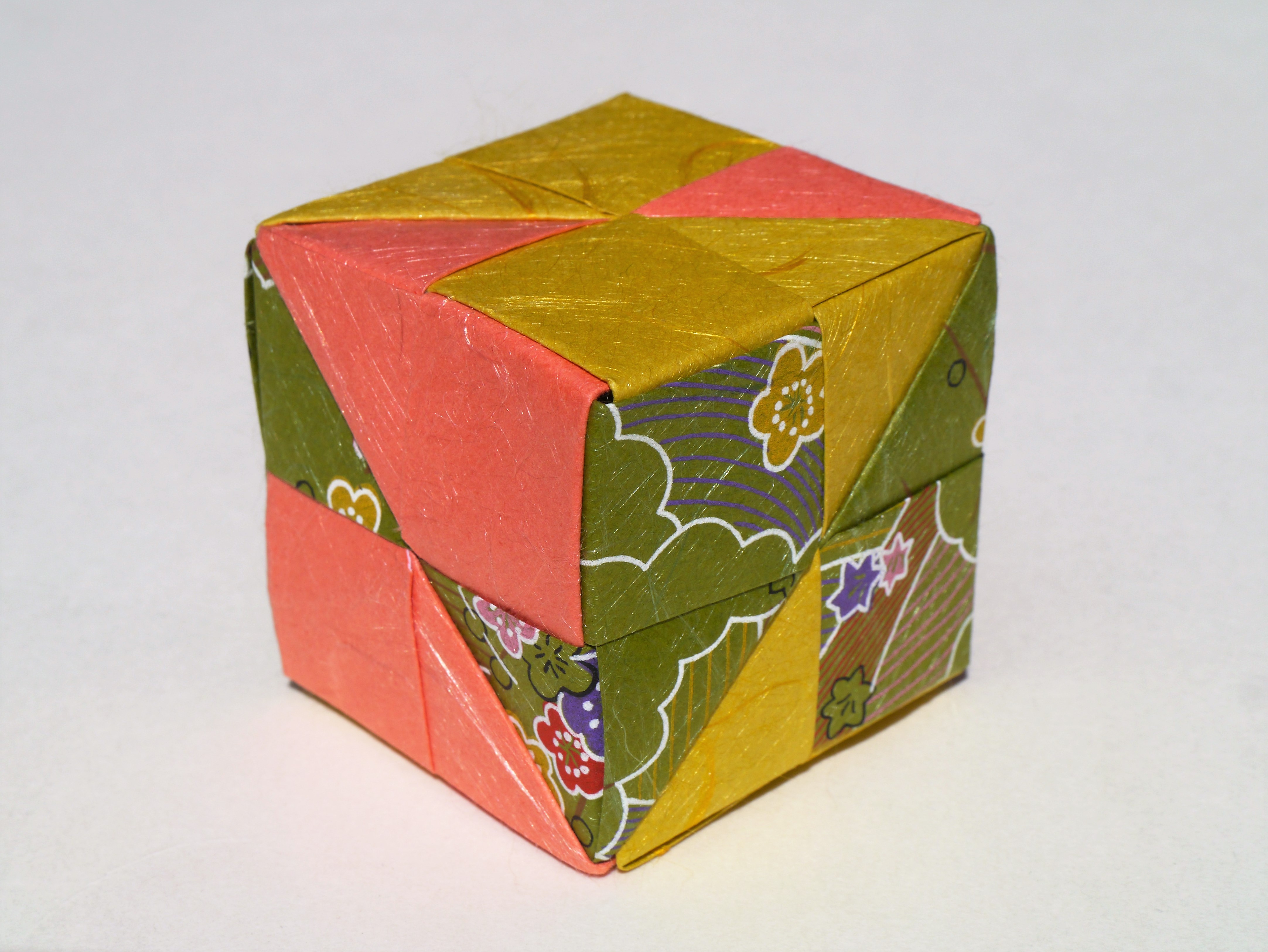 You just learned how to make an origami cube!