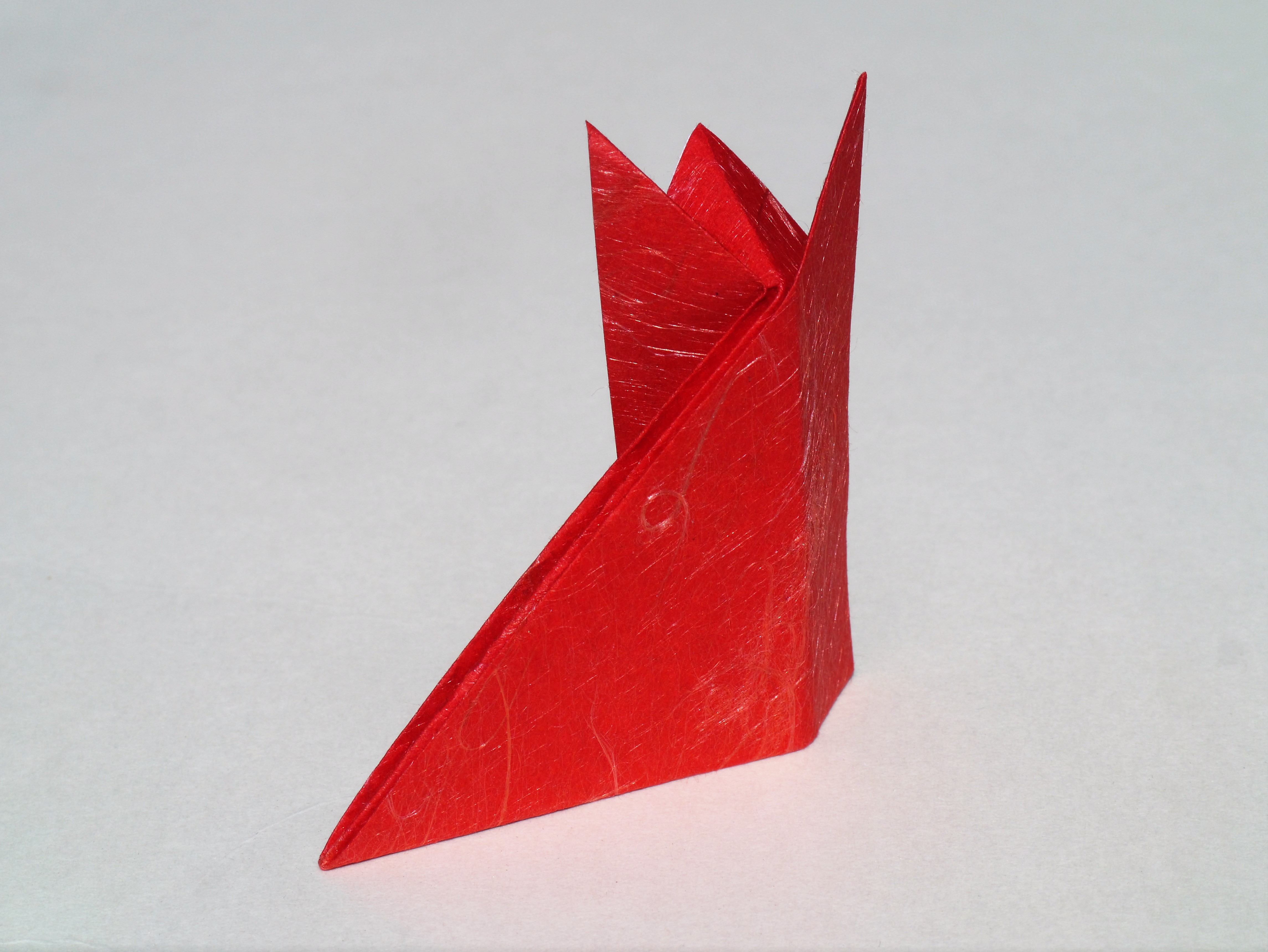 You just learned how to make an origami fox!