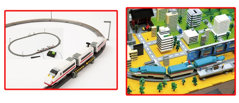 nanoblocks train