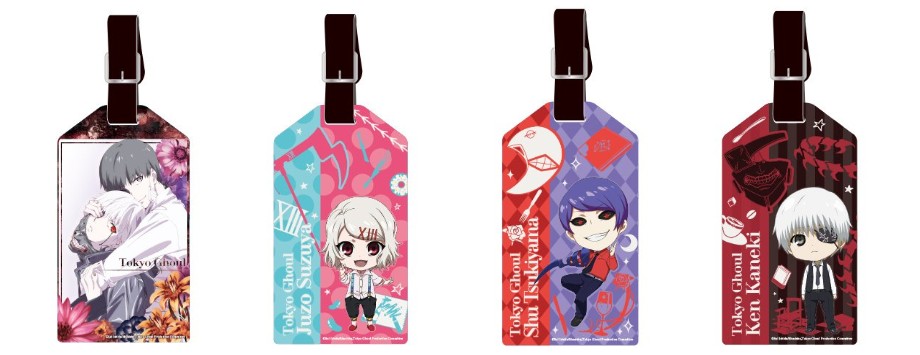 tokyo ghoul luggage tags