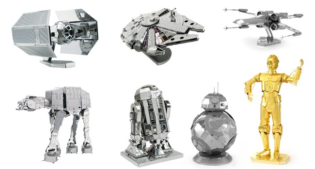  Star Wars Metal Puzzles by Tenyo