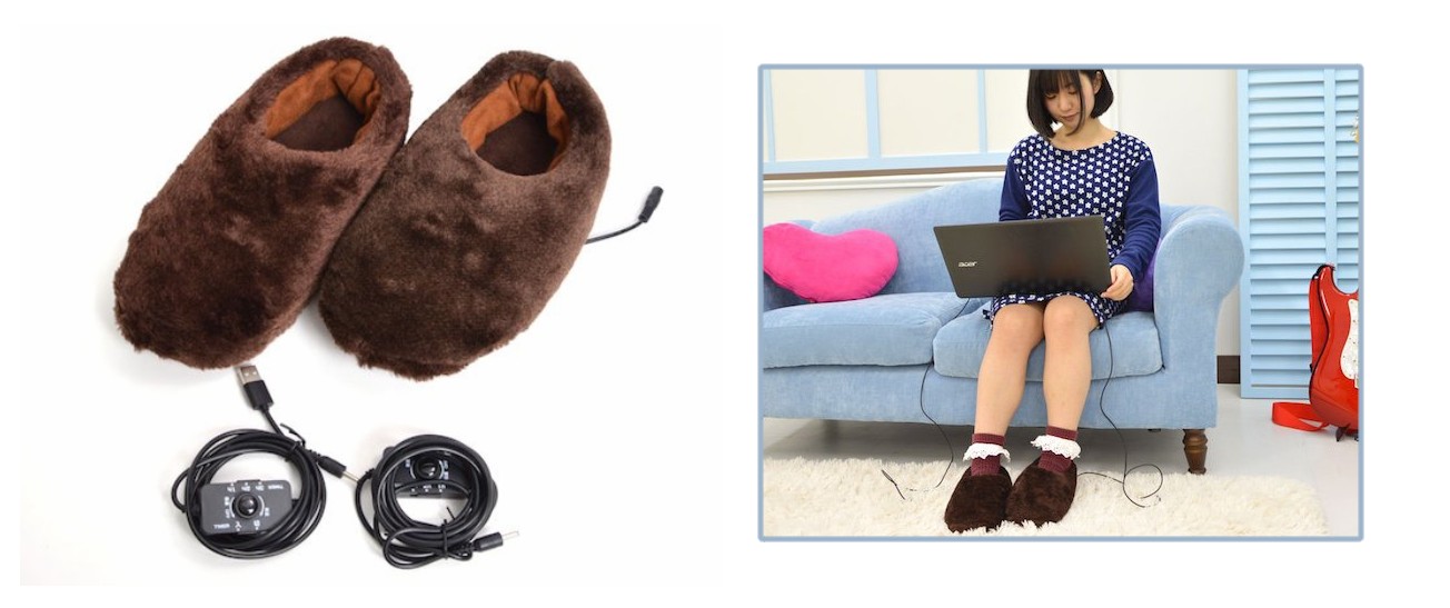 Thanko USB Slippers