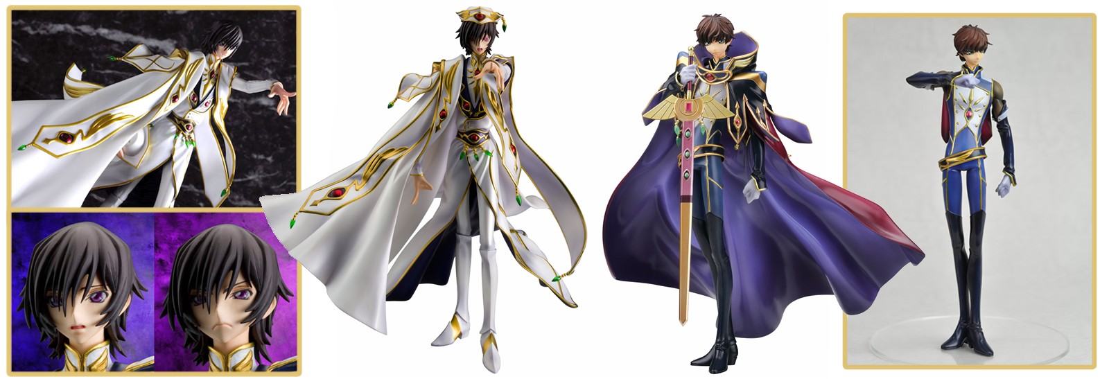 MegaHouse – Code Geass: Lelouch of the Rebellion R2: Lelouch Lamperouge & Kururugi Suzaku