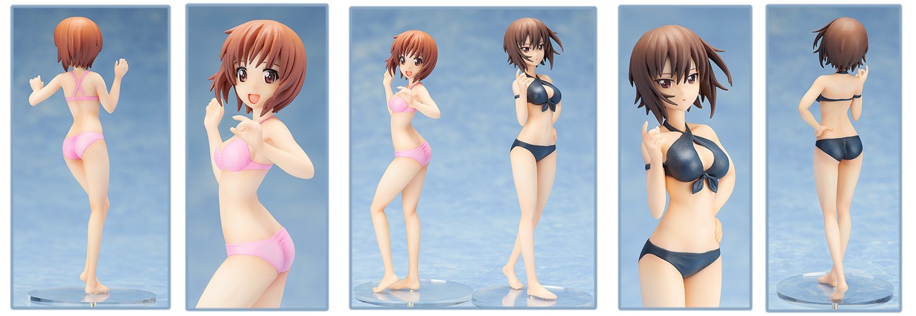 FREEing – GIRLS und PANZER der Film: Miho Nishizumi & Maho Nishizumi Swimsuit Ver.