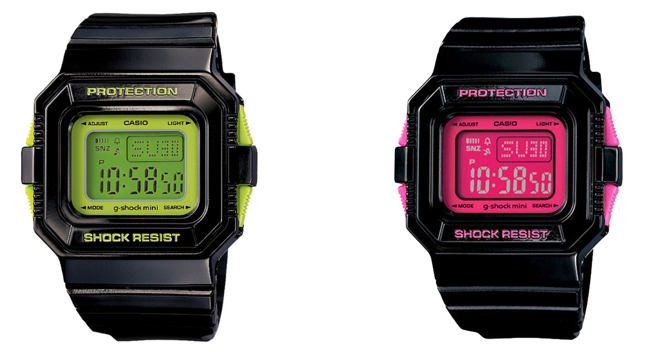 G-Shock Mini GMN-550-1CJR & GMN-550-1BJR