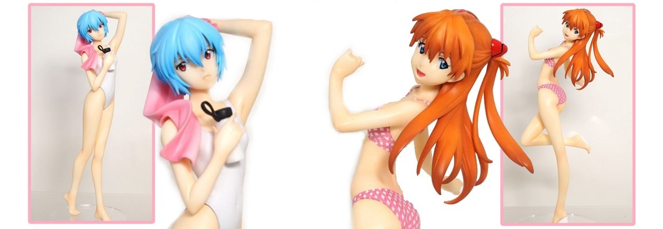 SEGA – Neon Genesis Evangelion: Rei Ayanami & Asuka Langley Sohryu Premium Summer Beach Ver.