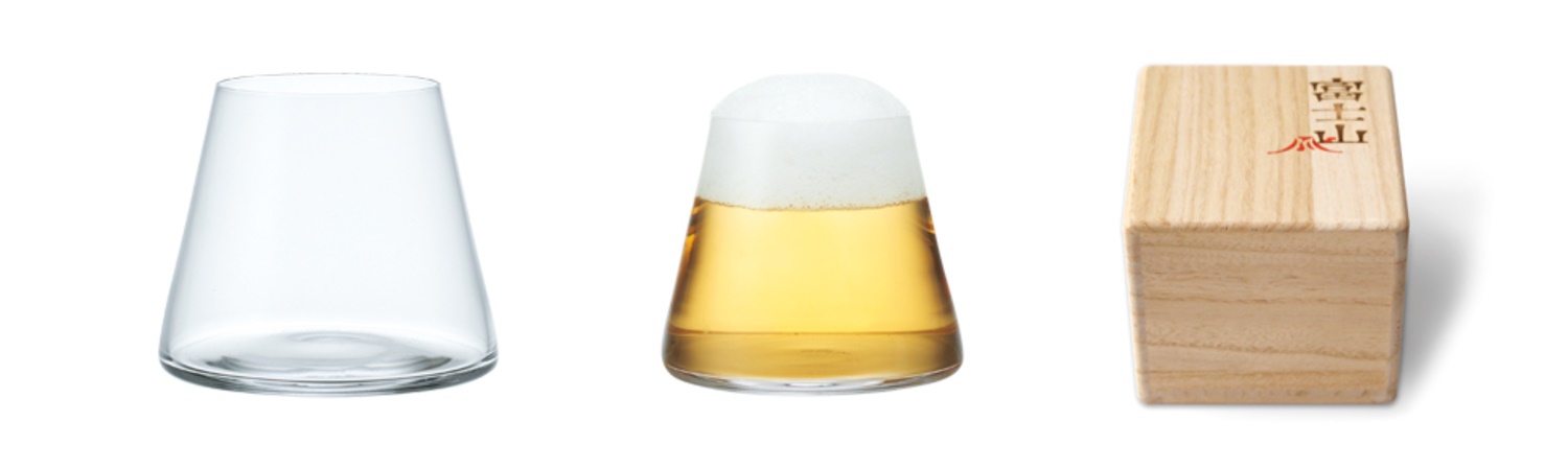 Sugahara Glassworks Mt. Fuji Beer Glass