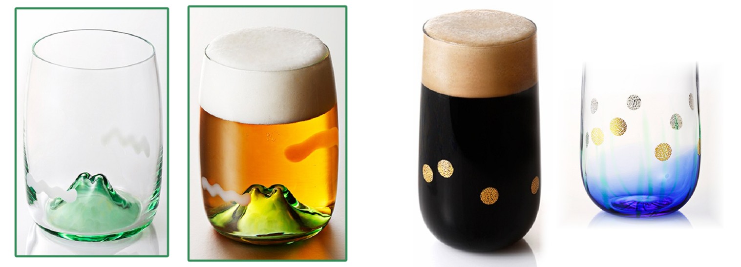 Tsukiyono Kobo Beer Glasses