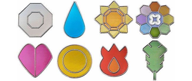 Other Fun Pokemon Gashapon: Pokemon Kanto Gym Badges