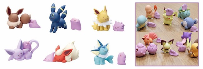 Pokemon Gashapon Figures: Pokemon Center Gashapon Ditto Transforms! Figures