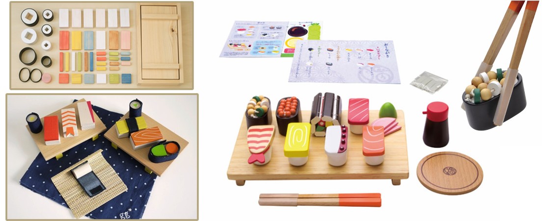 Wooden Sushi Set