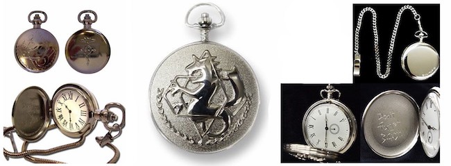 Fullmetal Alchemist Ita Bag Accessories: Edward Elric Pocket Watch