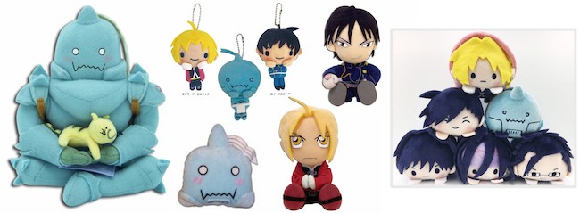 Fullmetal Alchemist Ita Bag Accessories: FMA Plushies