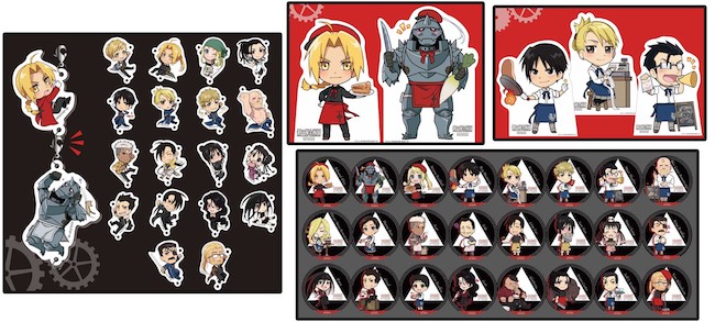 Fullmetal Alchemist Merchandise — New FMA keychains, acrylic stands, and  badges are