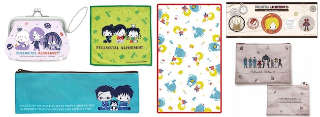 2017 Fullmetal Alchemist Limited-Edition Collectibles: Fullmetal Alchemist x Sanrio Merch