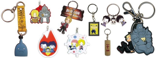 Fullmetal Alchemist Ita Bag Accessories: FMA Key Chains & Charms