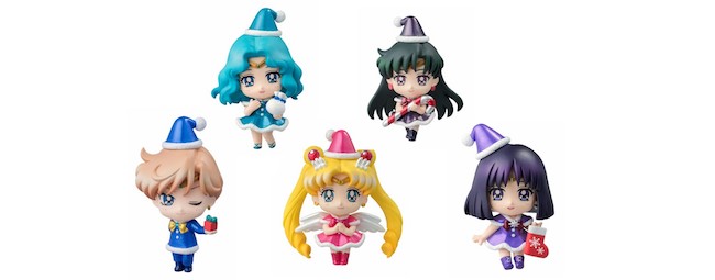 MegaHouse – Petit Chara! Series: Sailor Moon Christmas Special Ver. Figures