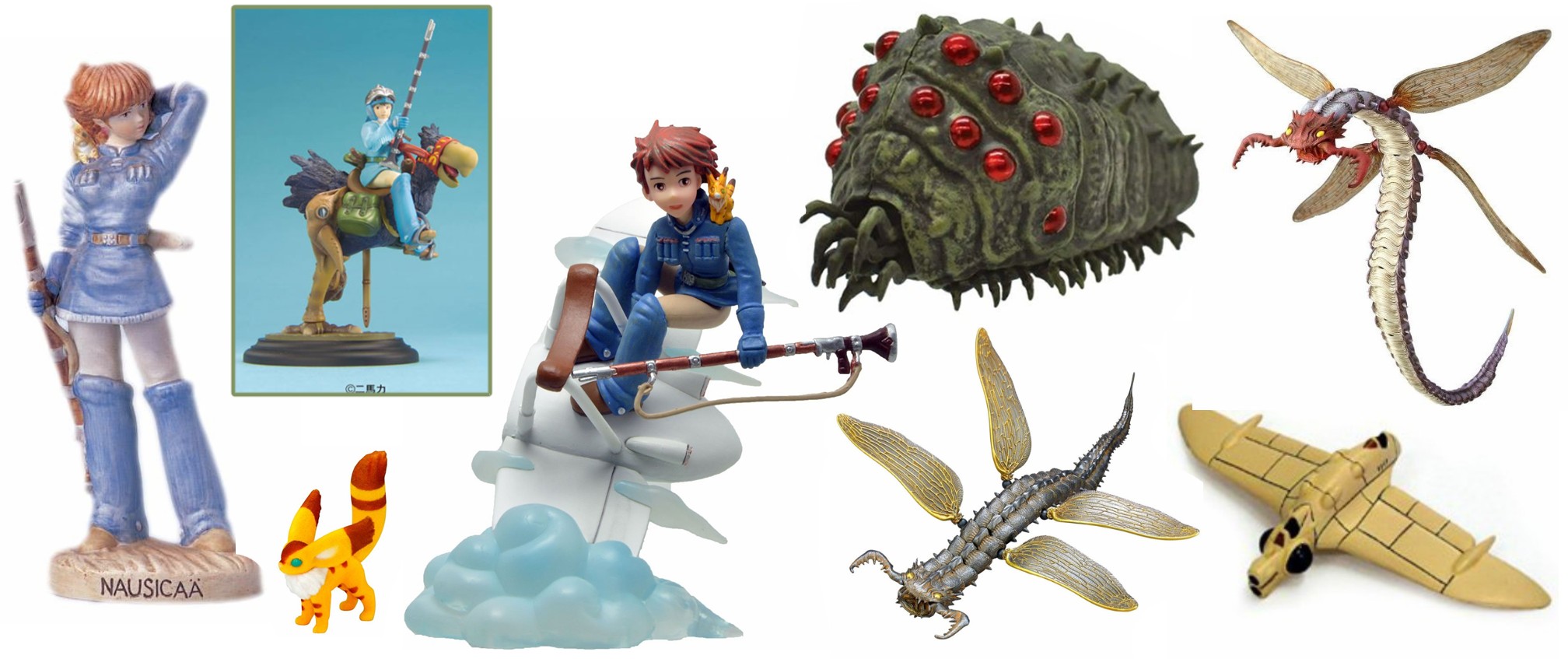 Nausicaa of the Valley of the Wind Figurines