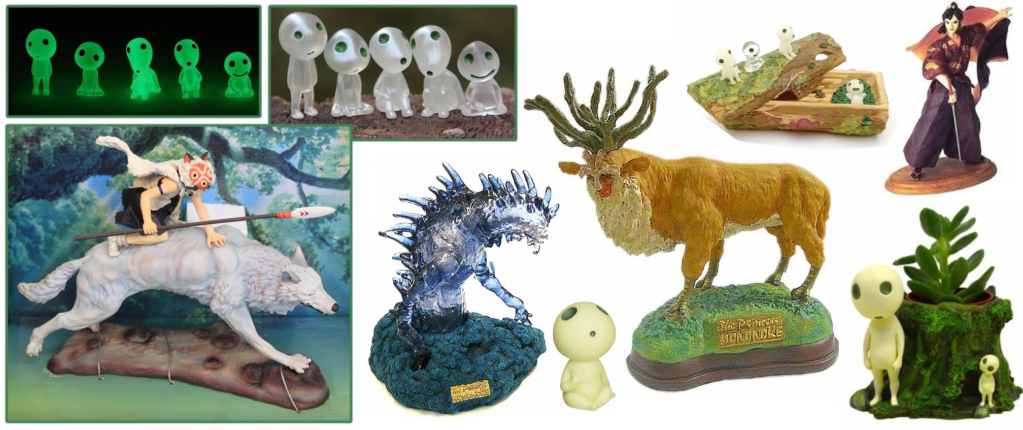 Princess Mononoke Figurines