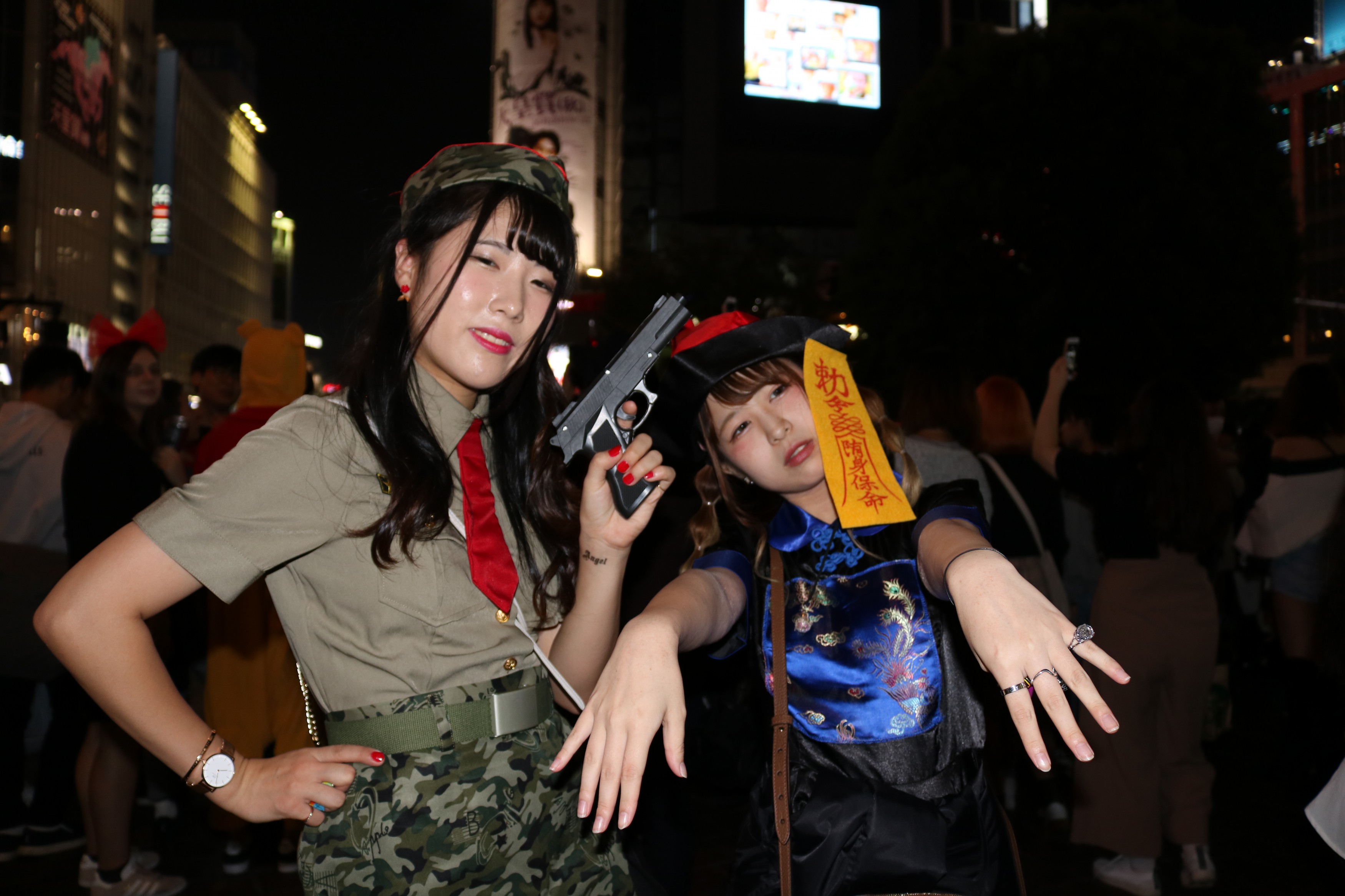 Halloween Costume Shibuya Army Girl and China Doll