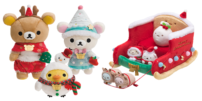 San-X Christmas 2018: Rilakkuma and Sumikko Gurashi