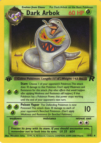 Dark Arbok (Team Rocket Expansion)