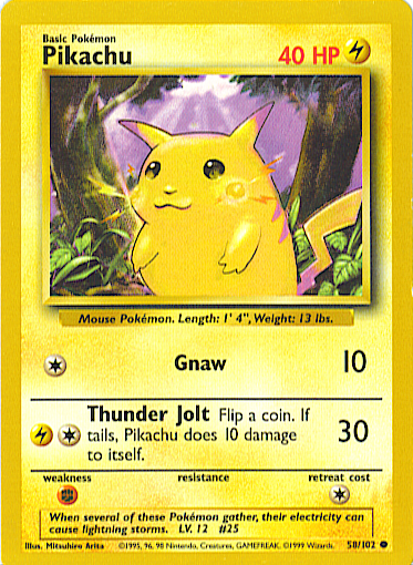 Pikachu (Base Set 58)