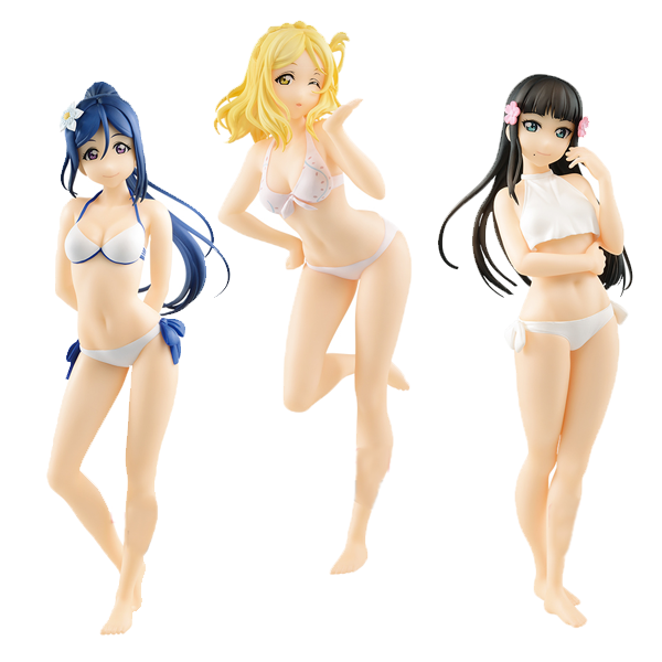 Love Live Sunshine!! Third Year Aqours EXQ Swimsuit Prize Figures