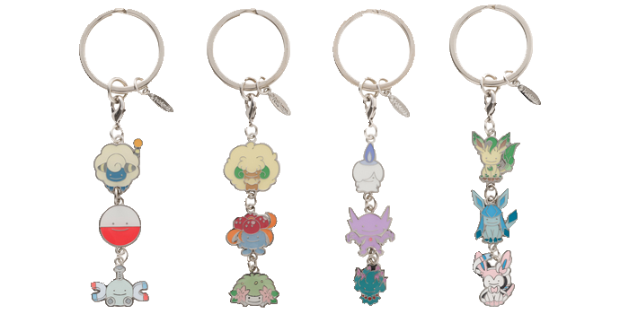 Ditto Transforms! Three Charm Keychains