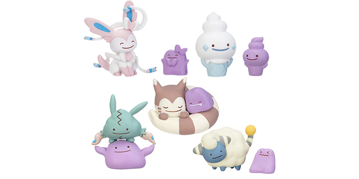 Pikachu Ditto Transform Pokemon Gacha Mini Figure Ditto shortage Japan F/S