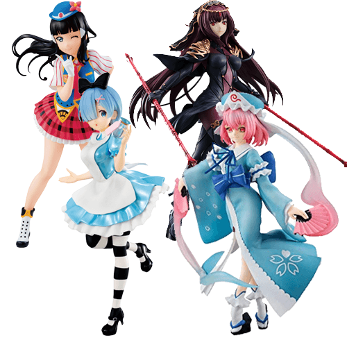 Flue Rewrite - rewrite - Heroine Figure 3 Anime Prize Fleurs (All Two Full  Set + Poster Bonus) : Amazon.in: Toys & Games