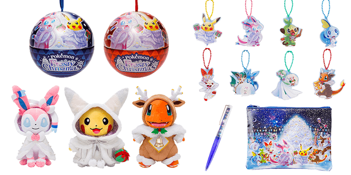 Winter and Christmas merch coming to Pokémon Centers in Japan