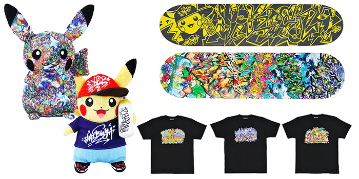 Pokemon Center Shibuya Limited Pikachu Graffiti Art Number-D Collaboration  Japan